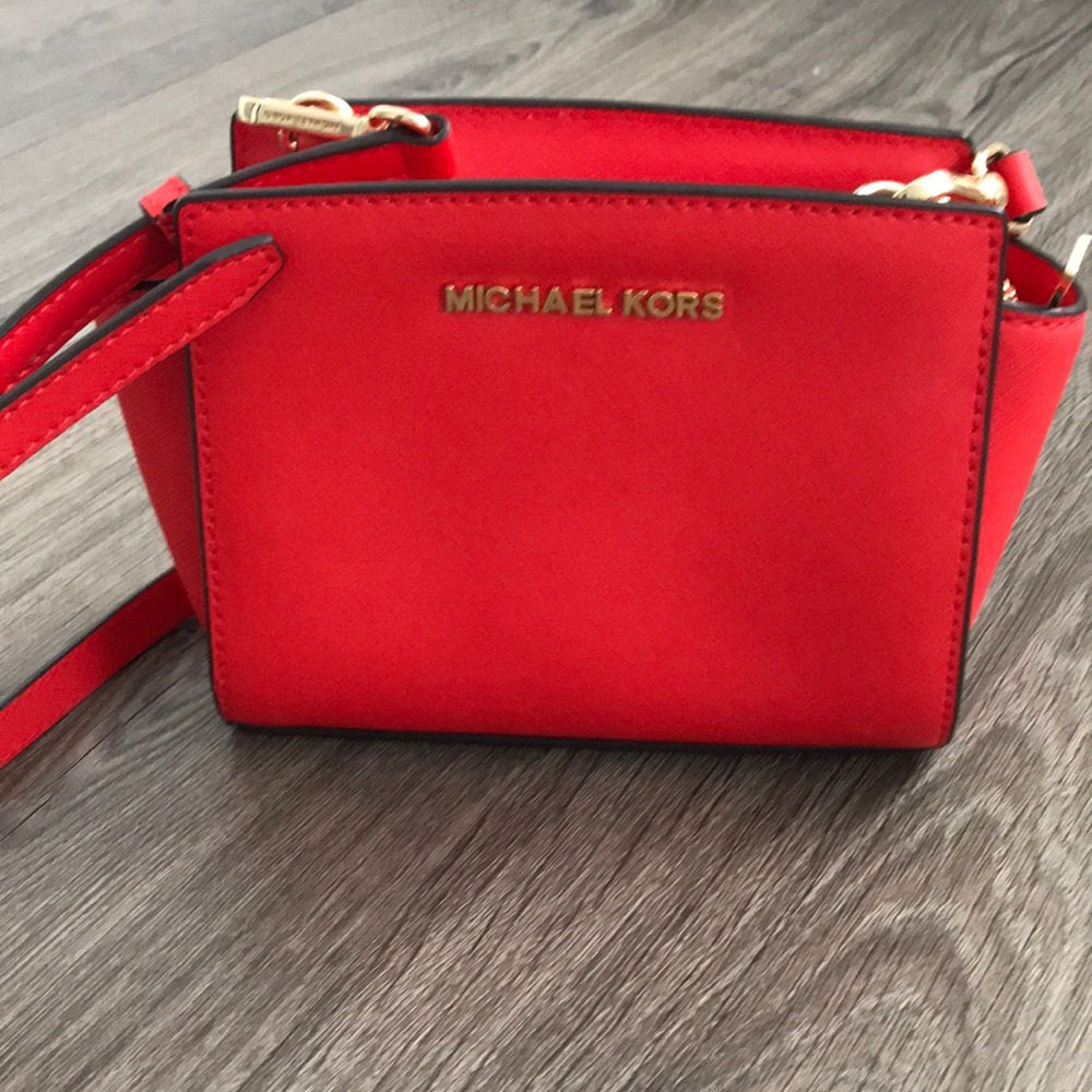 Michael Kors Selma mini crossbody bag like new